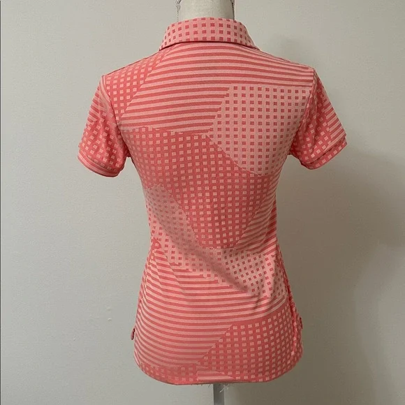 Nike Women's Coral Short Sleeve Dri-Fit Polo - Picture 4 of 8